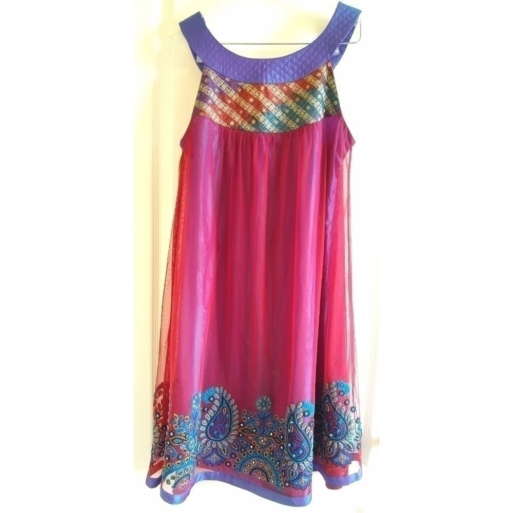 Gopi Vaid Embroidered Dress -Women's Size Small